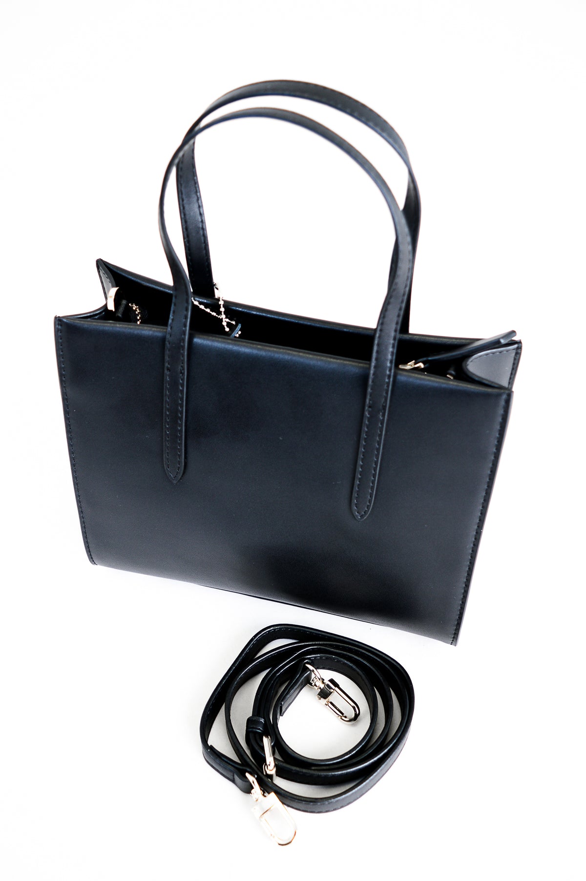 Caroline Bag, Black, Leather