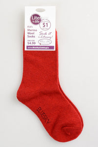 Little Ones' Merino Wool Socks for Literacy