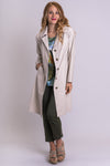Compassion Trench, Beige, Cotton - Blue Sky Clothing Co