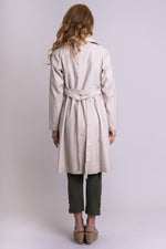 Compassion Trench, Beige, Cotton - Blue Sky Clothing Co