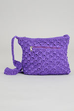 Crochet Bag, Purple