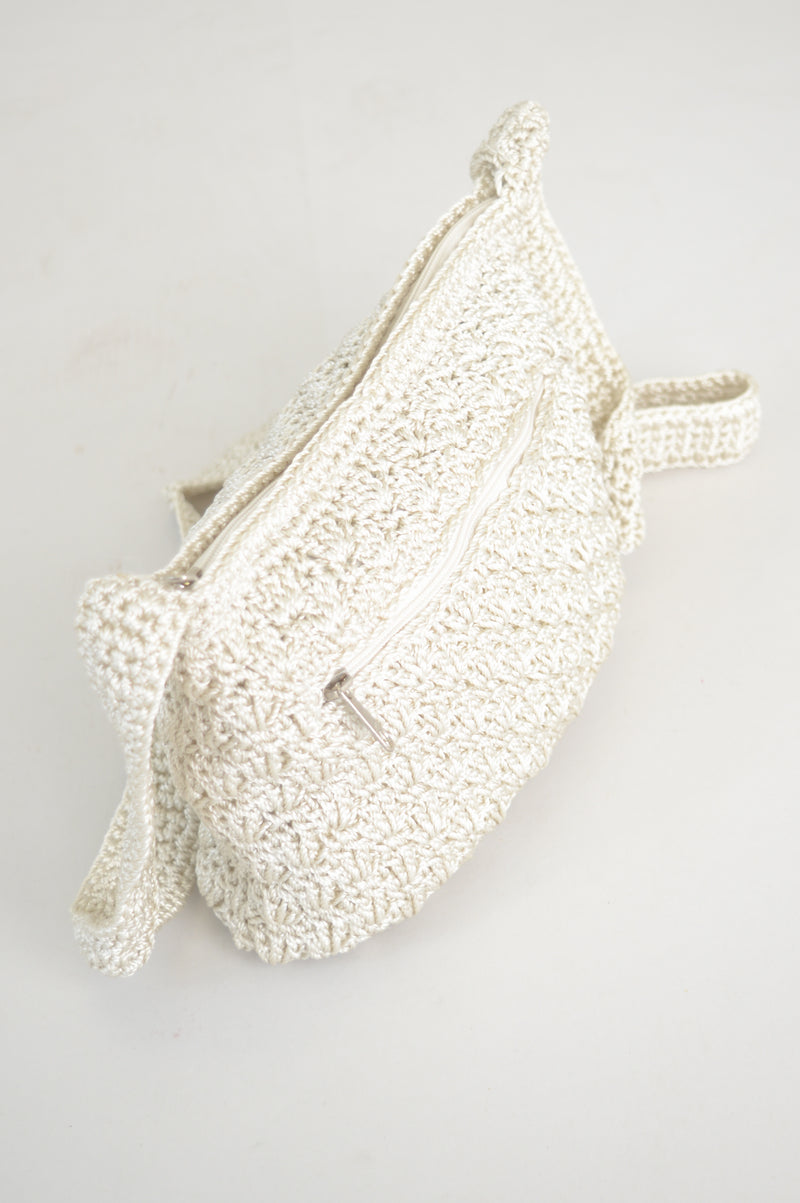 Crochet Bag, White