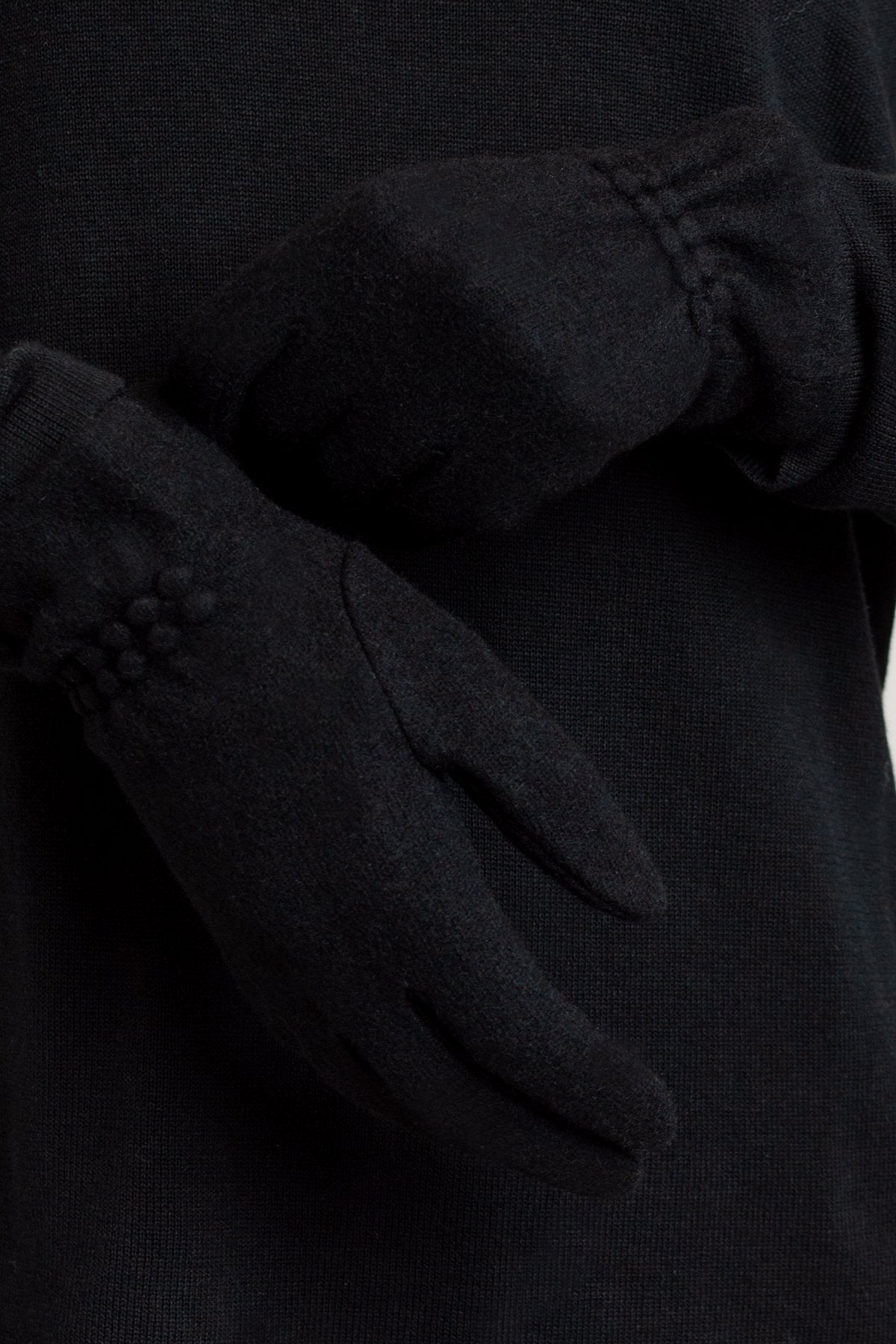 Wool Gloves, Black
