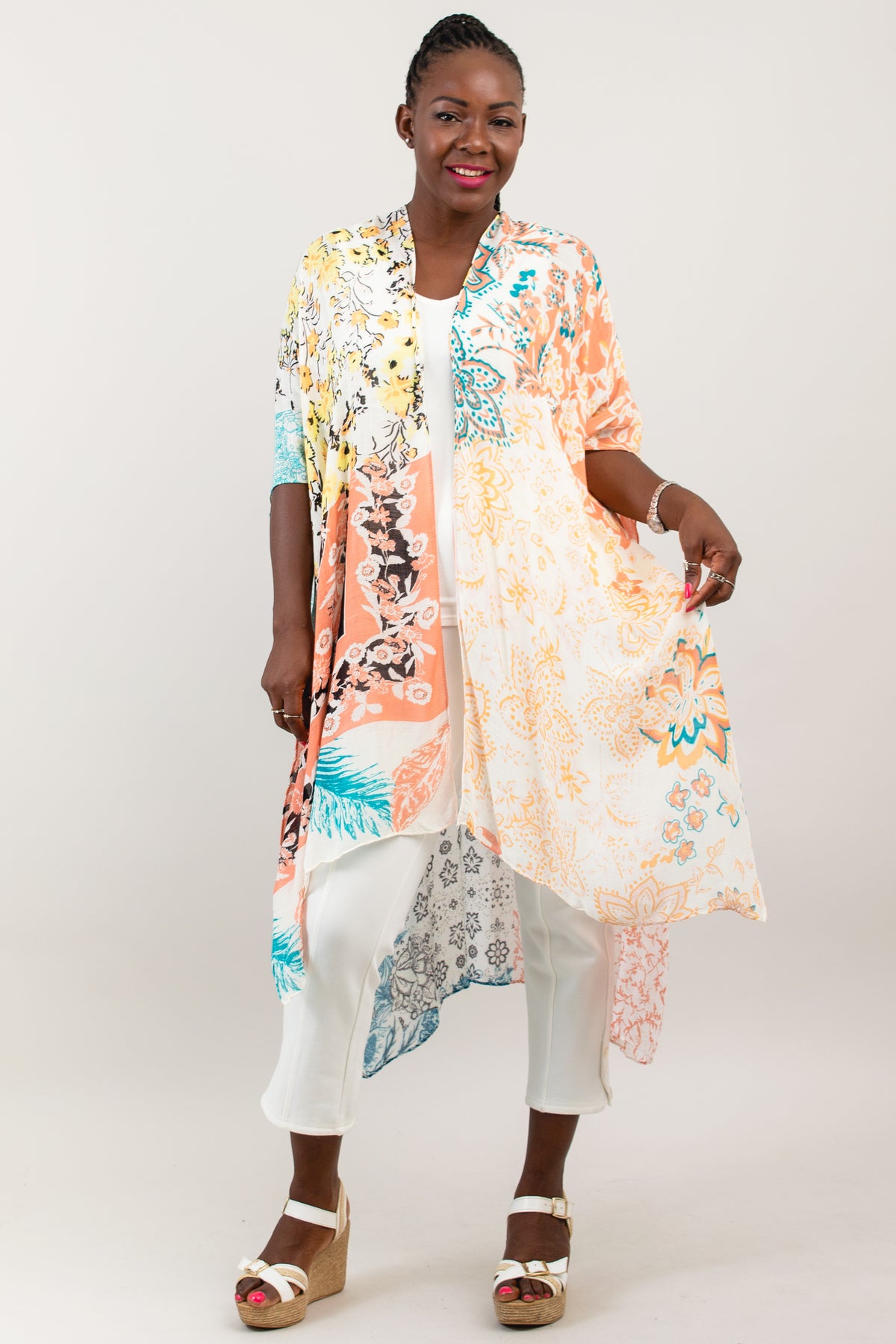 Darcy, Spring Patchwork, One Size