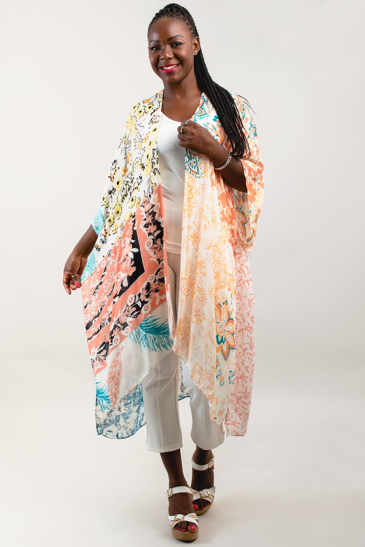 Darcy, Spring Patchwork, One Size