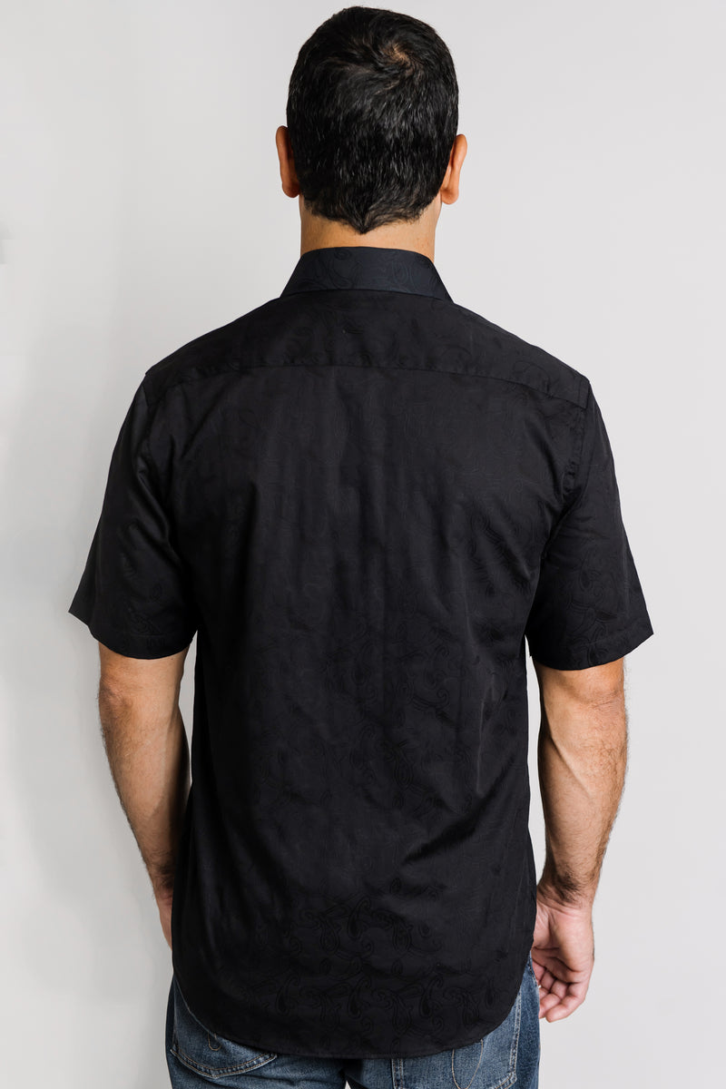 Dino Shirt, Black, Cotton