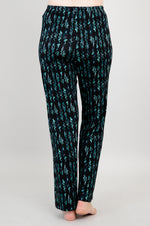 Dream Pant, Teal Abstract, Bamboo