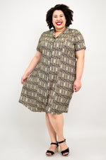 Erica Dress, Voyage, Linen Bamboo