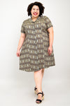 Erica Dress, Voyage, Linen Bamboo