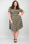 Erica Dress, Voyage, Linen Bamboo