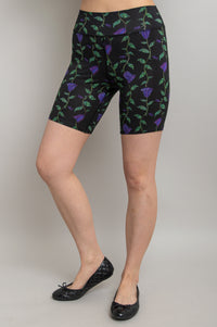 Hallie Shorts, Deco Flora, Bamboo- Final Sale