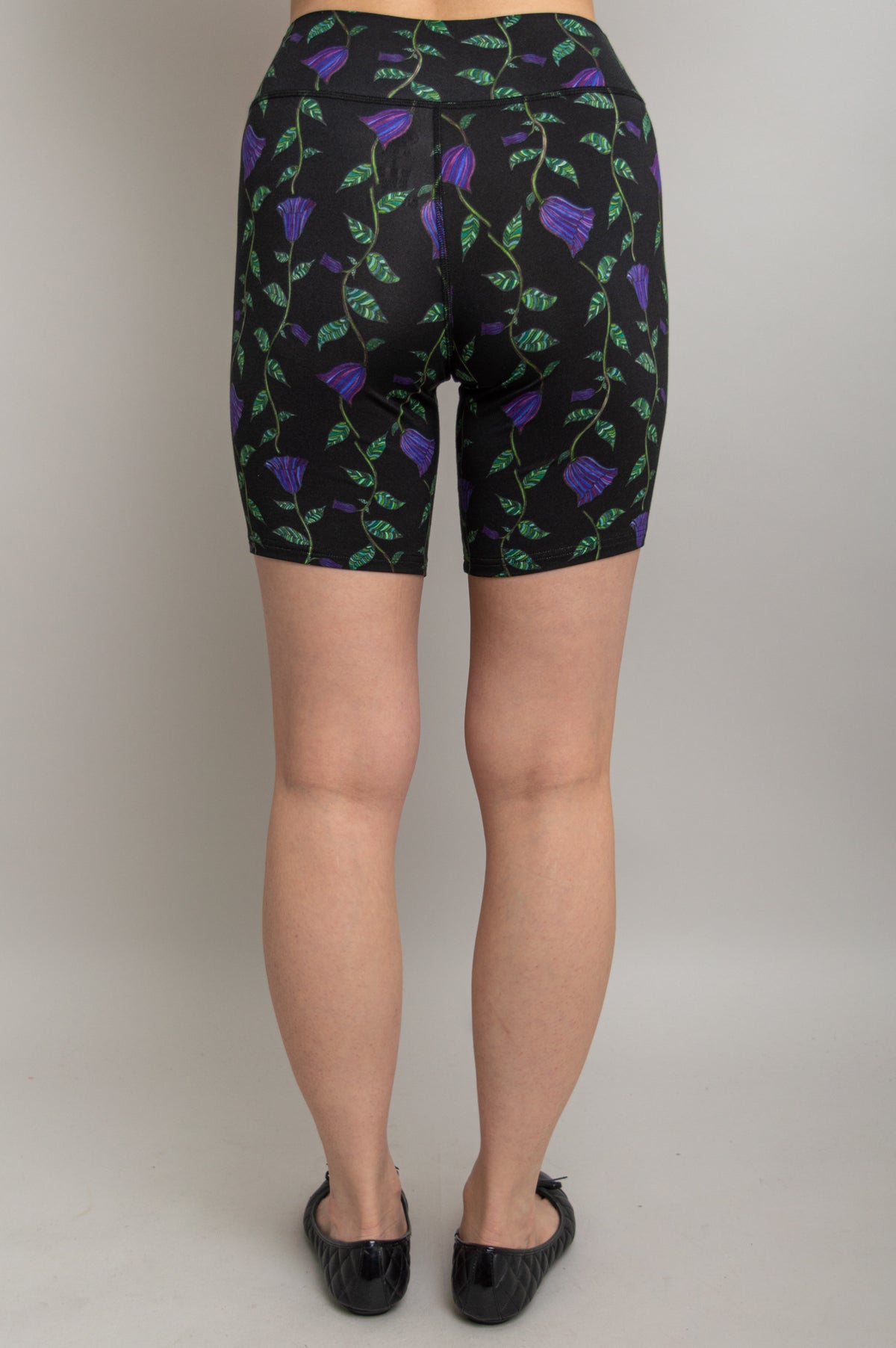 Hallie Shorts, Deco Flora, Bamboo- Final Sale