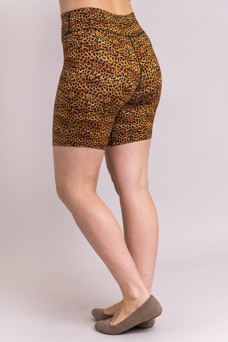 Hallie Shorts, Golden Cheetah, Bamboo