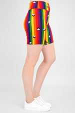 Hallie Shorts, Pride Rainbow, Bamboo