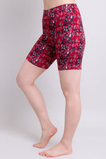 Hallie Shorts, Red Shards, Bamboo