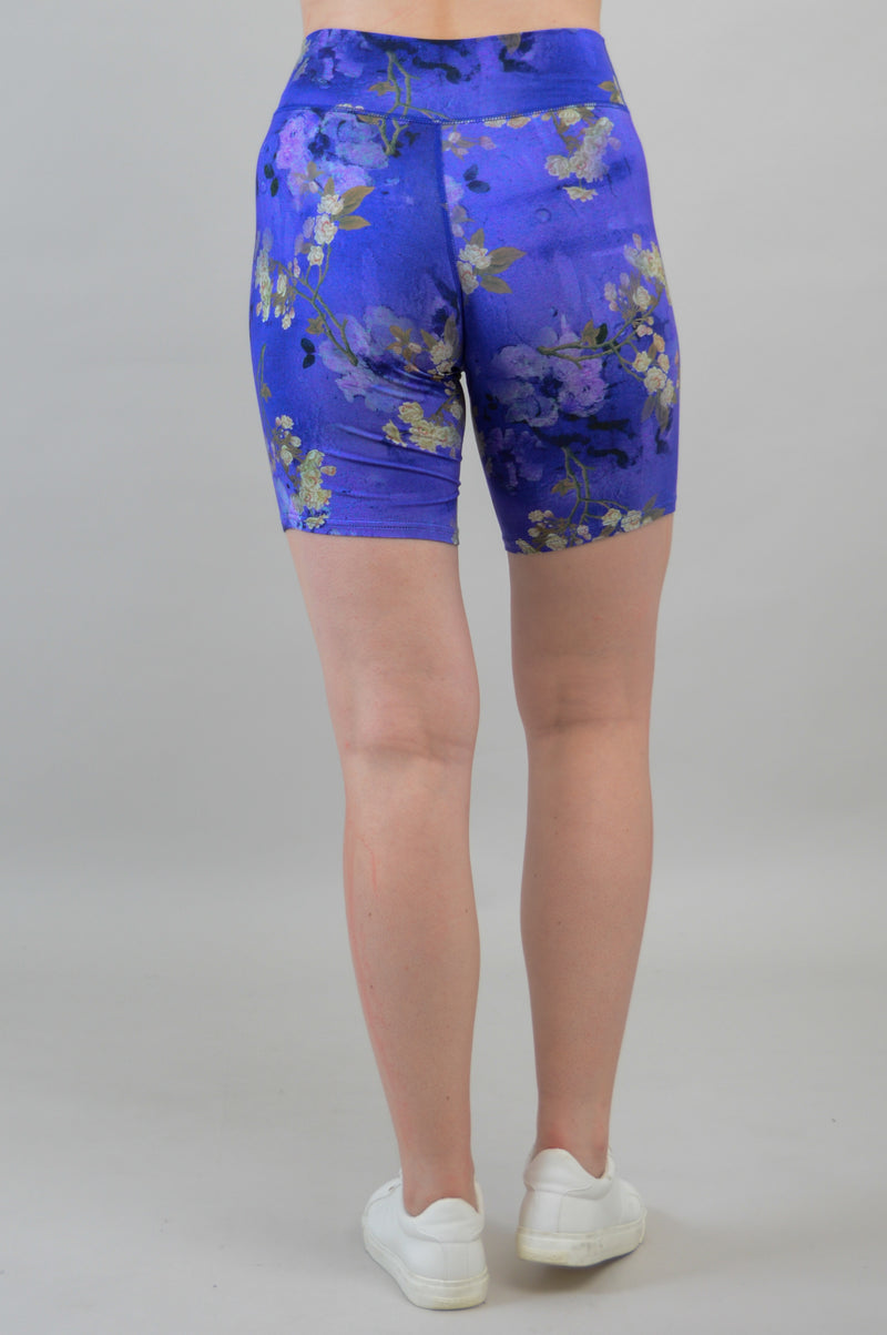 Hallie Shorts, Violet Garden, Bamboo