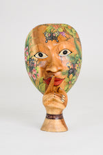 Hand Painted Mask Quiet