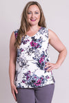 Hannah Tank, New Expression, Linen Bamboo - Blue Sky Clothing Co