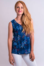Hannah Tank, Violetta, Linen Bamboo - Blue Sky Clothing Co