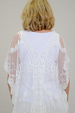 Jamaya White Lace Coverup