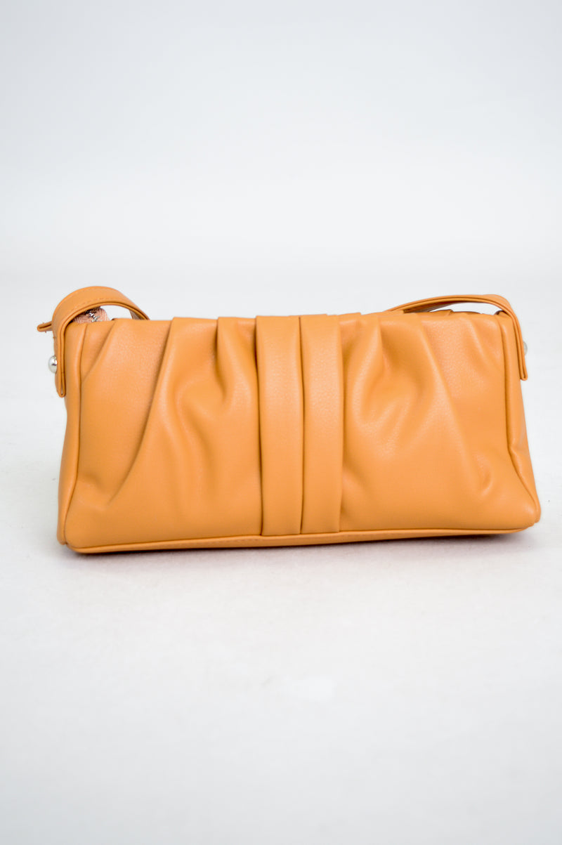Janette Handbag, Tan, Leather