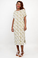 Jayla Dress, Panama, Linen Bamboo - Final Sale