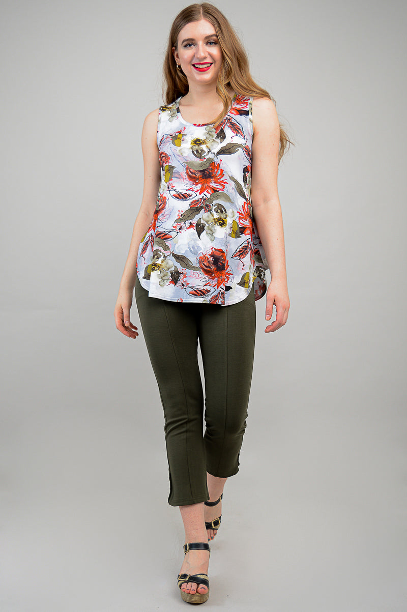 Jazz Tank, Floral Youth, Bamboo