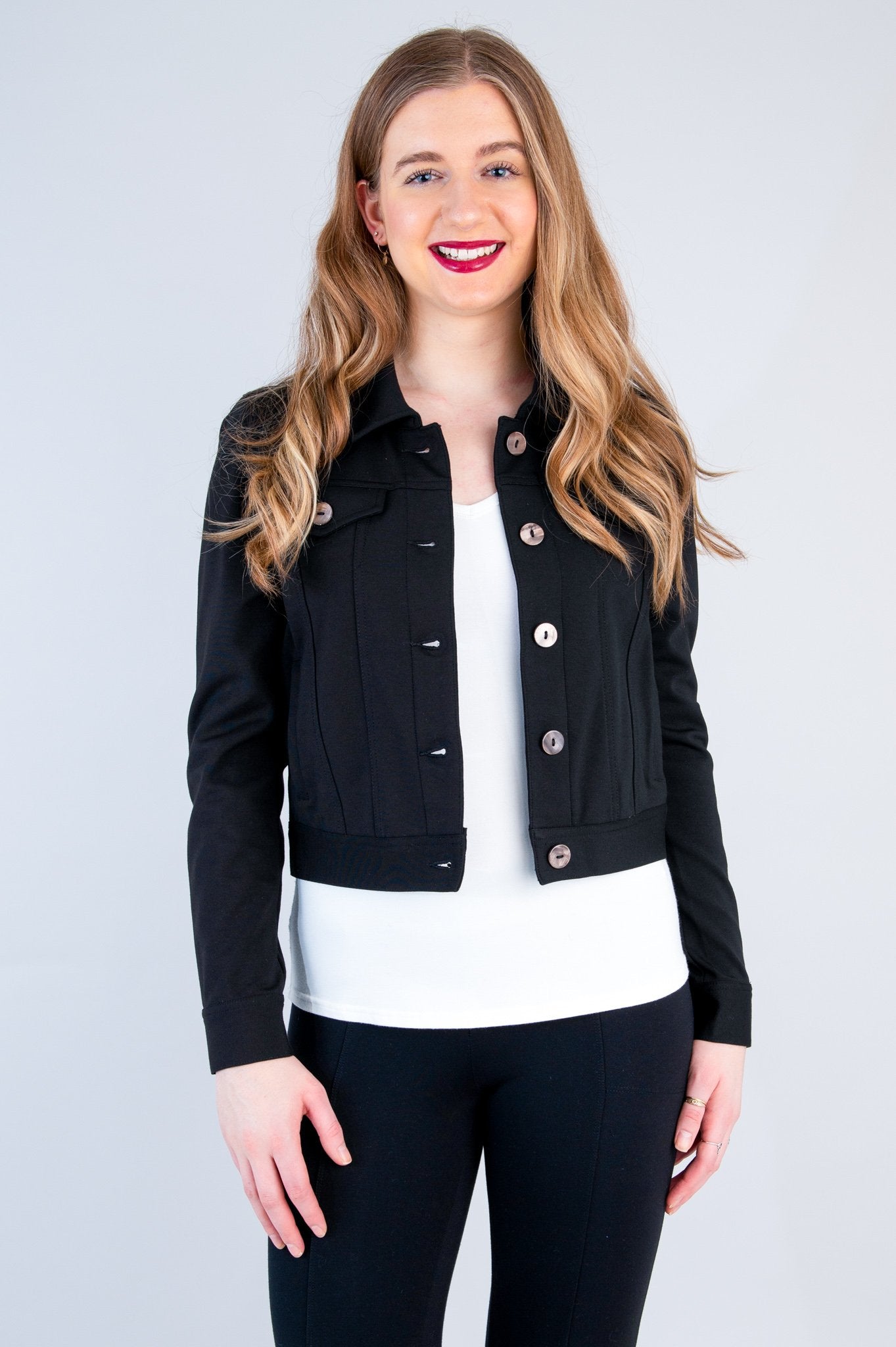 Jones Jacket Black Modal Final Sale 3X