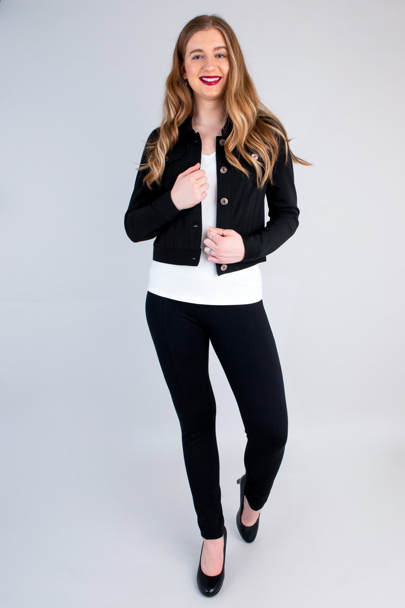 Jones Jacket Black Modal Final Sale 3X