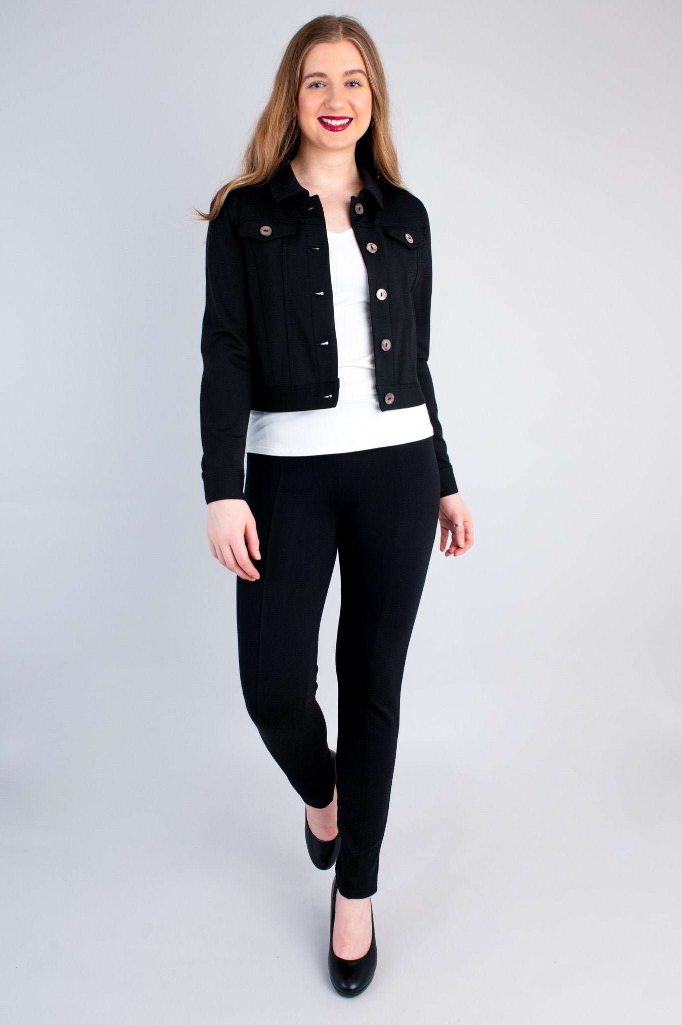 Jones Jacket Black Modal Final Sale 3X