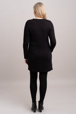 Joni Sweater, Black, Bamboo Cotton