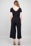 Julie Jumpsuit, BW Pin Stripe, Bamboo