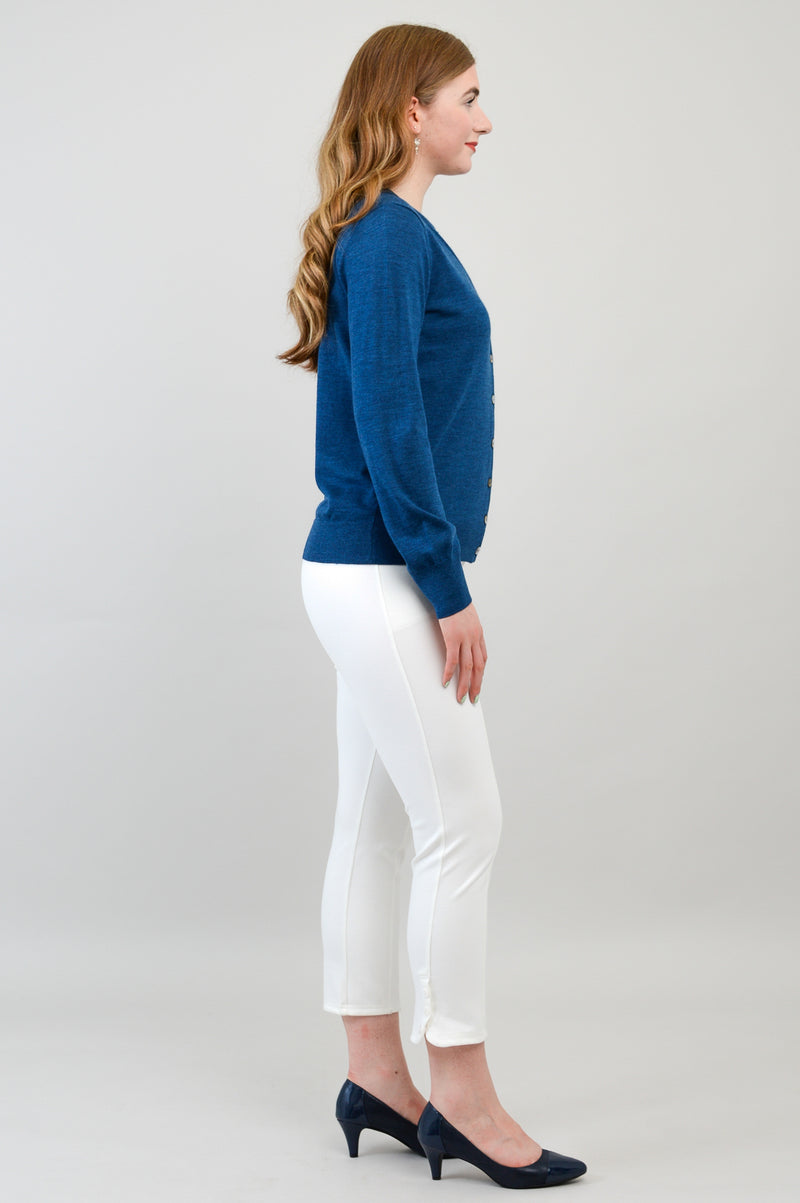 Kitten Cardigan, Blue, 100% Merino Wool – Blue Sky Clothing Co Ltd