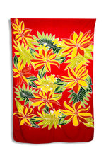 Hand Painted Sarong, Red Kooba