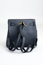 Layla Backpack, Black, Leather