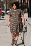 Erica Dress, Voyage, Linen Bamboo