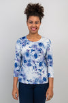 Margorie Top, Blue Whispering, Bamboo - Final Sale