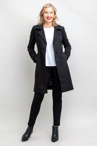 Mariana Trench Coat, Black, Modal