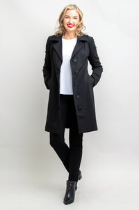 Mariana Trench Coat, Black, Modal