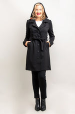 Mariana Trench Coat, Black, Modal