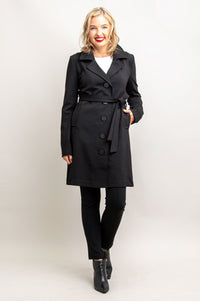 Mariana Trench Coat, Black, Modal