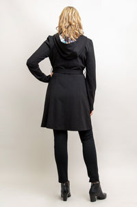 Mariana Trench Coat, Black, Modal