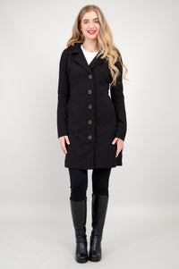 Mariana Trench Coat, Black, Modal