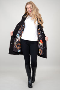 Mariana Trench Coat, Black, Modal