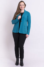 Marshalla Jacket, Icicle Houndstooth, Bamboo - Blue Sky Clothing Co
