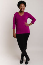 Mia Top, Deep Orchid, Bamboo- Final Sale