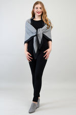 Necessity Shawl, Charcoal, Cashmere
