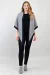 Necessity Shawl, Charcoal, Cashmere