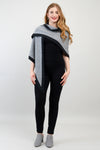 Necessity Shawl, Charcoal, Cashmere