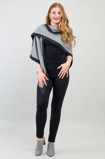 Necessity Shawl, Charcoal, Cashmere